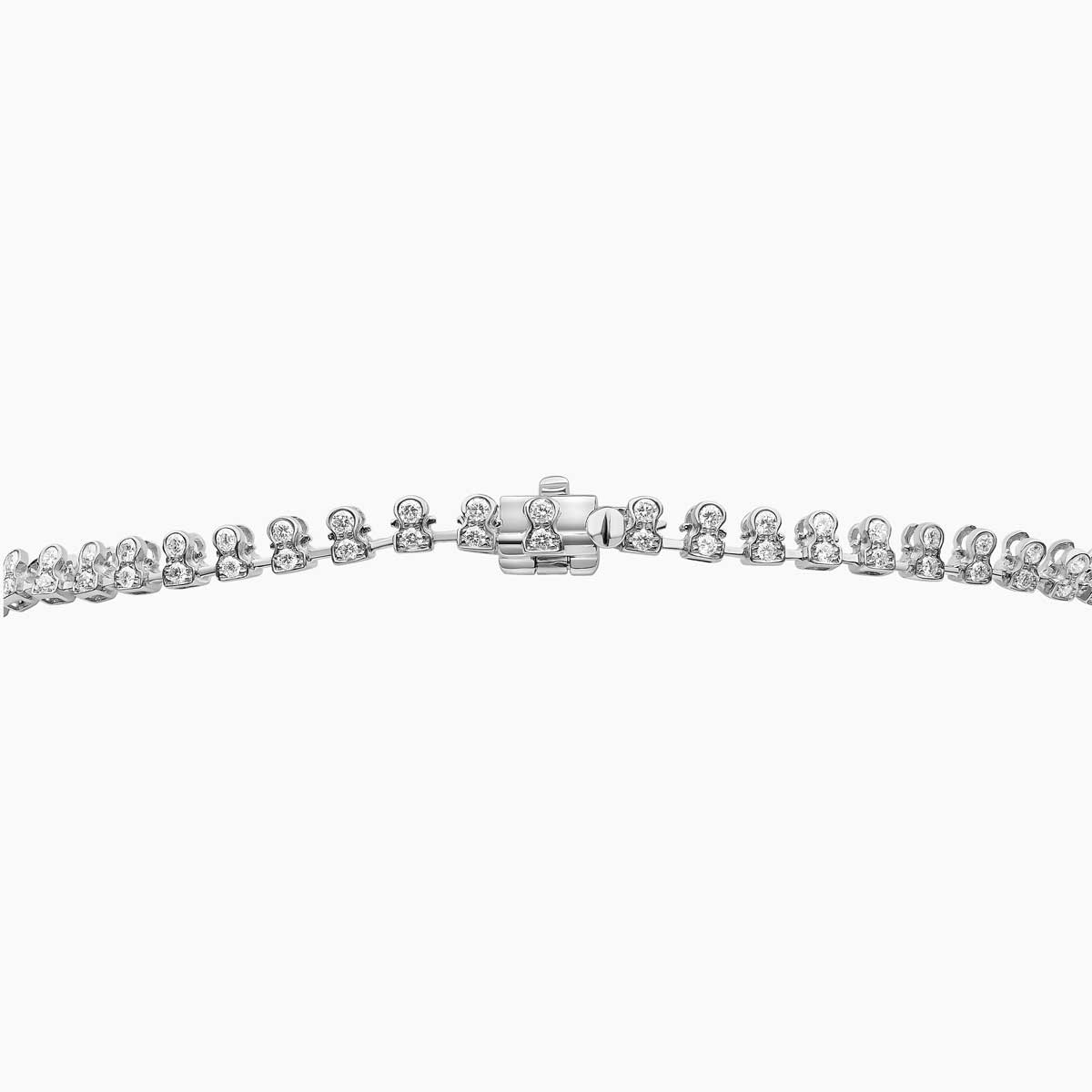 Yoko London Zyyp 18k White Gold South Sea Pearl and Diamond Zip Necklace