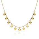 Gabriel & Co. Diamond Cut - 14K Yellow Gold Disc Drops Necklace