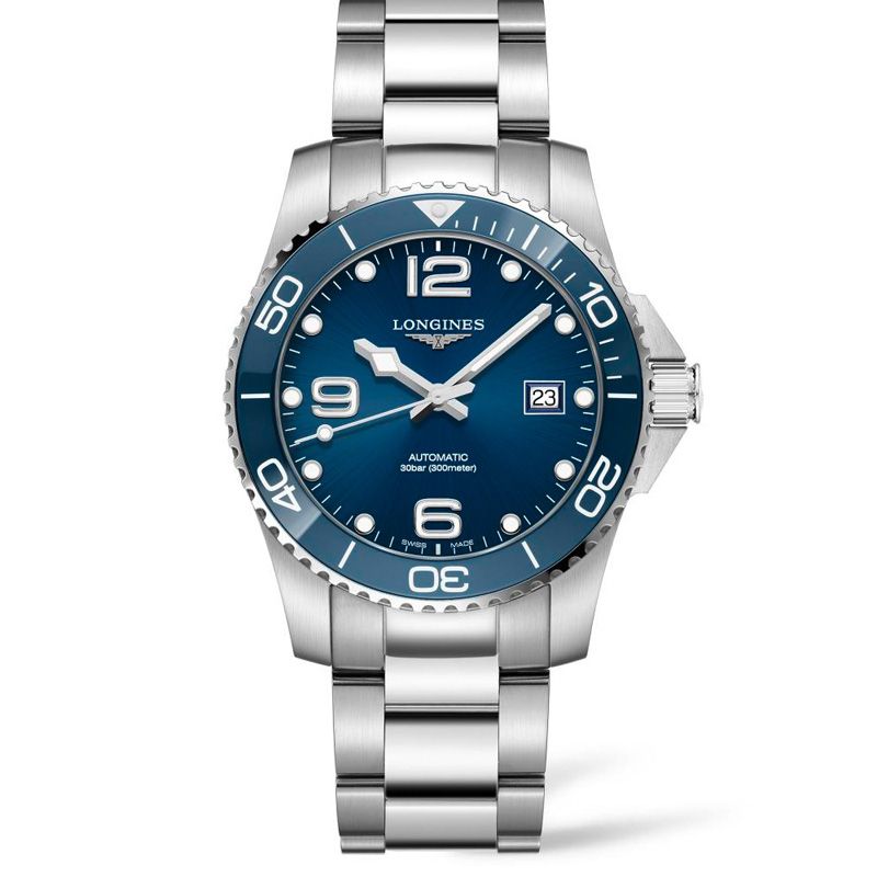 Longines HydroConquest 41mm Blue Dial & Ceramic Automatic Diving Watch