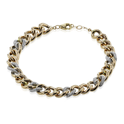 Simon G. Bracelet in 18k Gold with Diamonds