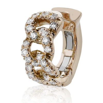 Simon G Fashion Earrings In 18K Gold With Diamonds (White,Rose)