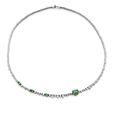 Simon G. Color Necklace in 18k Gold with Diamonds