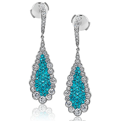 Simon G. Color Earring in 18k Gold with Diamonds