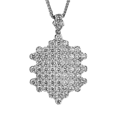 Simon G. Pendant in 18k Gold with Diamonds