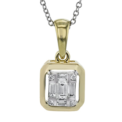 Simon G. Pendant in 18k Gold with Diamonds