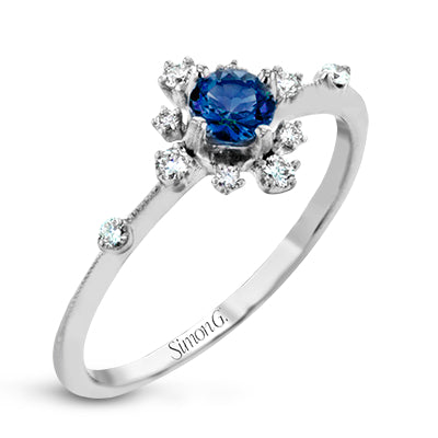 Simon G. Color Ring in 18k Gold with Diamonds