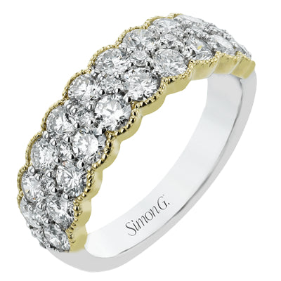 Simon G. Anniversary Ring in 18k Gold with Diamonds