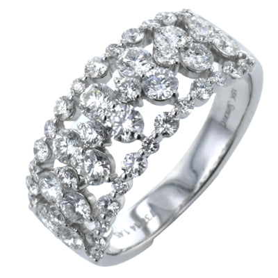 Simon G. Right Hand Ring in 18k Gold with Diamonds
