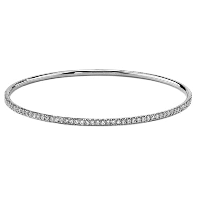 Simon G. Bangle in 18k Gold with Diamonds