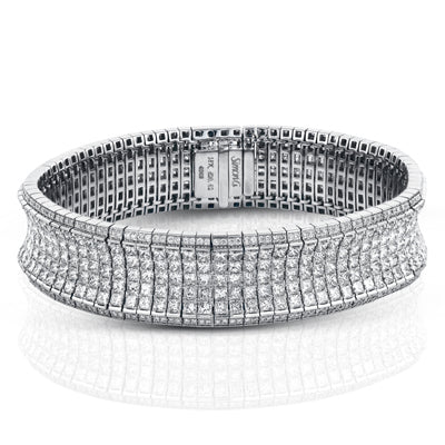 Simon G. Bracelet in 18k Gold with Diamonds