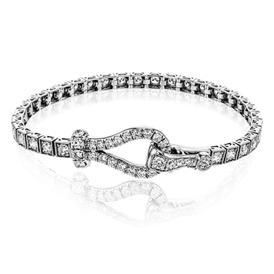 Simon G. Bracelet in 18k Gold with Diamonds