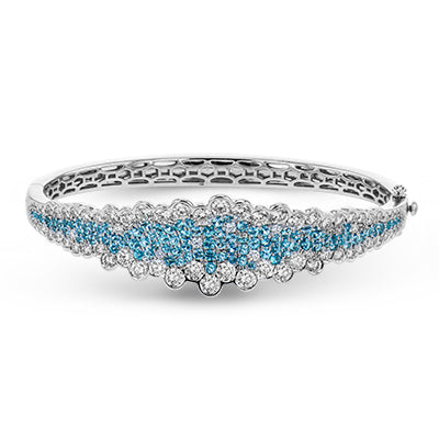 Simon G. Color Bangle in 18k Gold with Diamonds