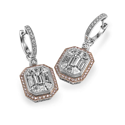 Simon G. Earring in 18k Gold with Diamonds
