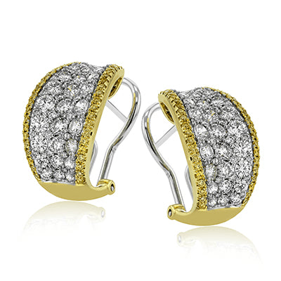 Simon G. Earring in 18k Gold with Diamonds