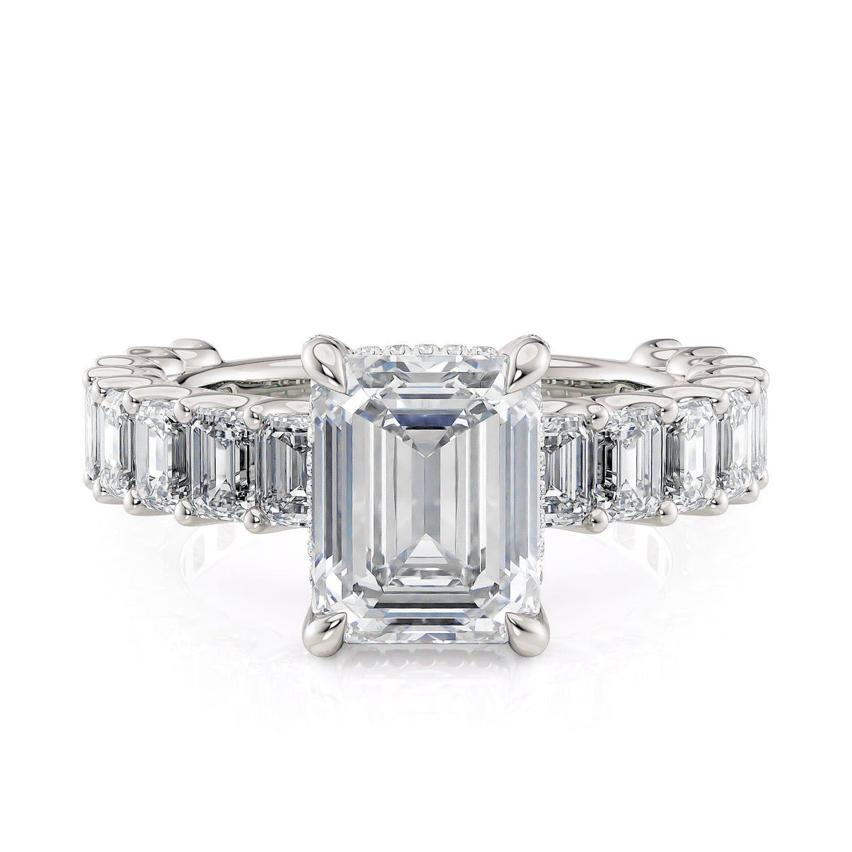 Michael M. 18k White Gold Diamond Engagement Semi-Mount, 2.54ct
