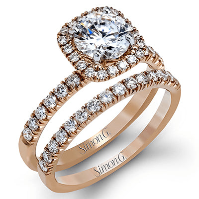 Simon G. Wedding Set in 18k Gold with Diamonds