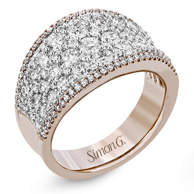 Simon G. Right Hand Ring in 18k Gold with Diamonds