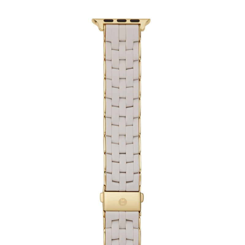 Michele Wheat Silicone-Wrapped Bracelet Band for Apple Watch