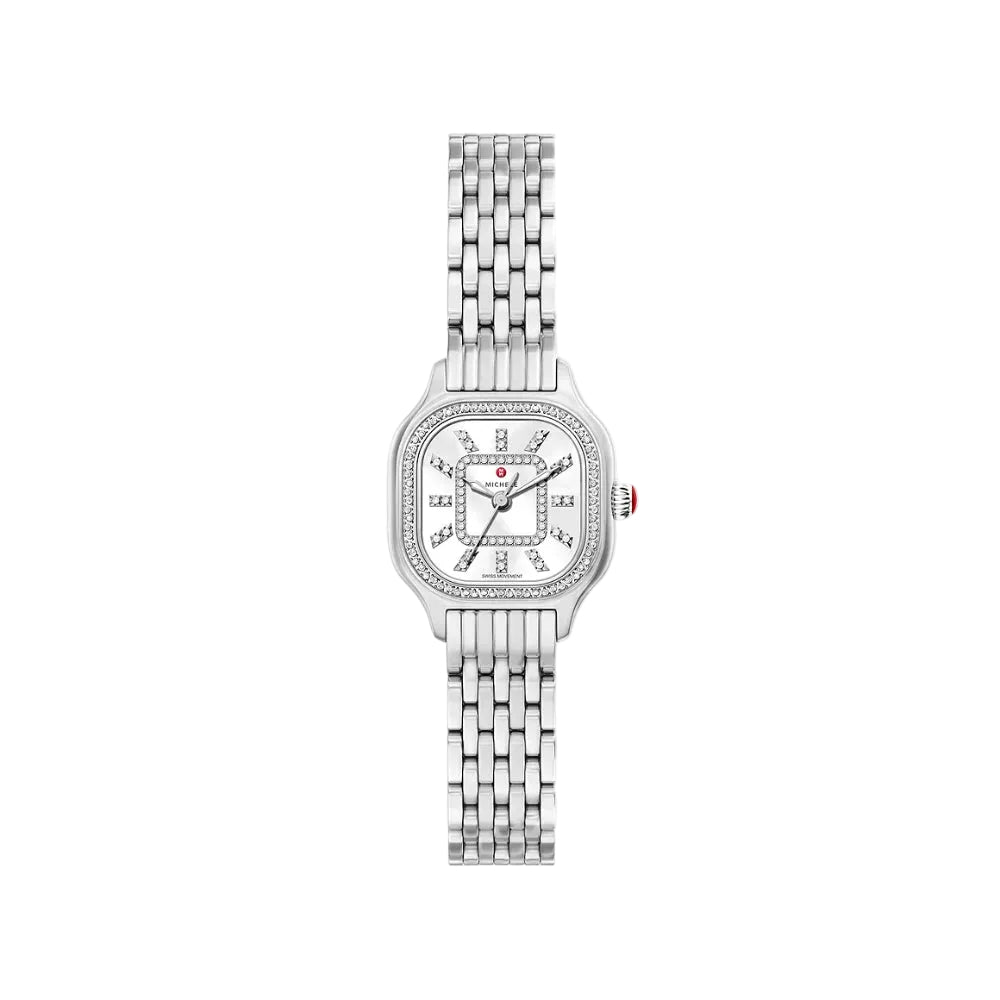 Michele Meggie Mini Diamond Stainless Steel Watch, MWW33D000001