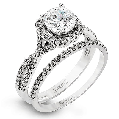 Simon G. Wedding Set in 18k Gold with Diamonds
