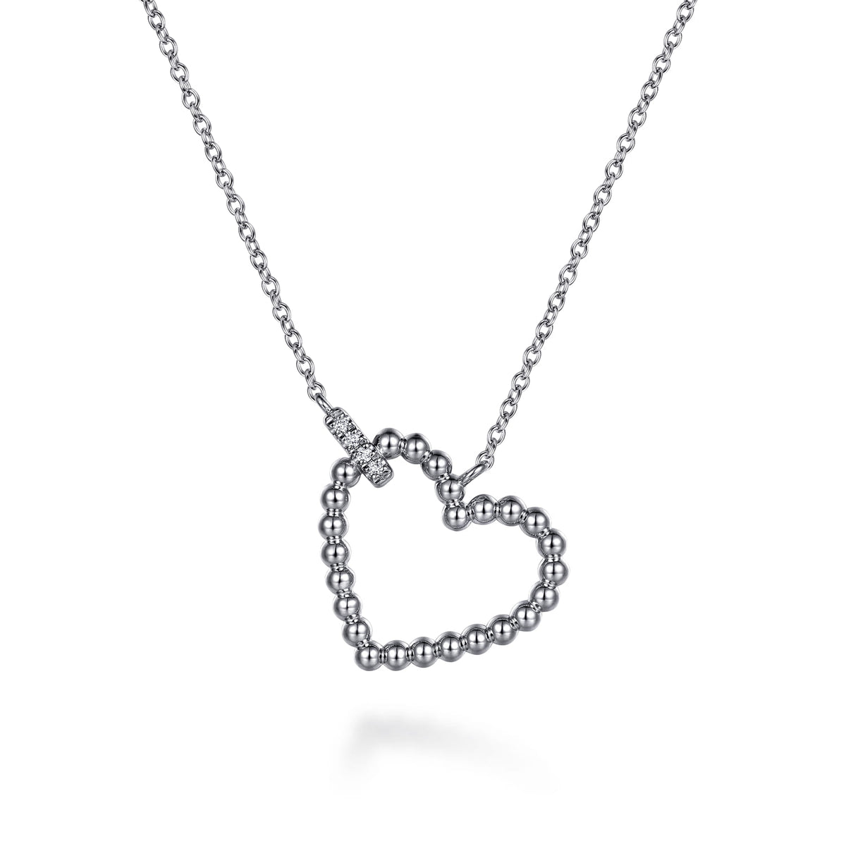 Gabriel & Co. Pendant Necklace Heart 925 Sterling Silver Bujukan