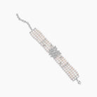 Yoko London Contessa 18k White Gold Freshwater Pearl and Diamond Bracelet