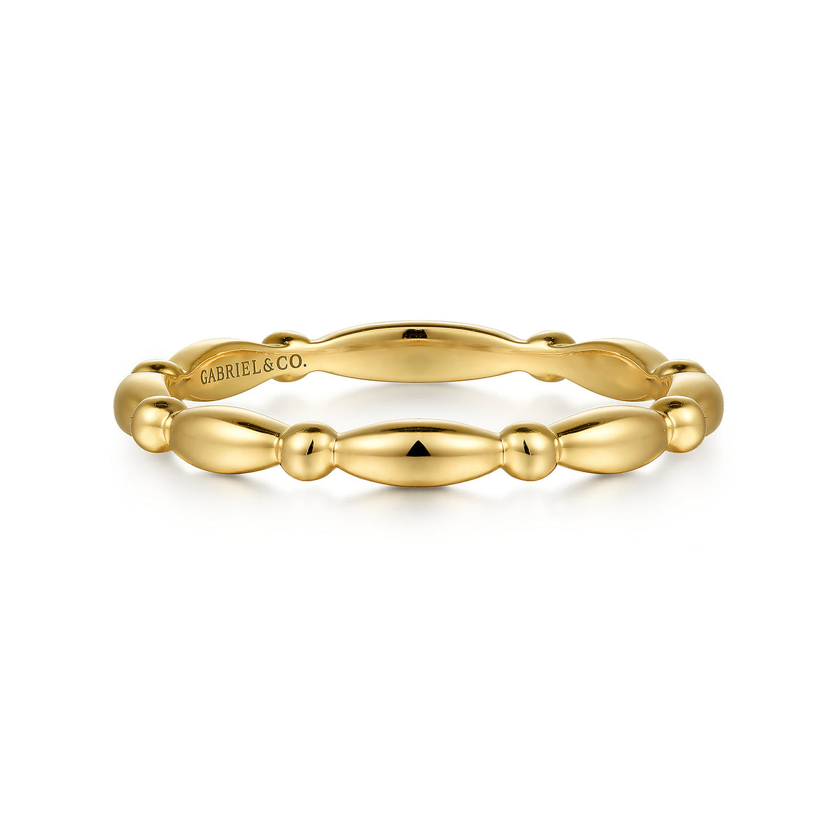 Gabriel & Co. Stackable Ring 14K Yellow Gold Bujukan