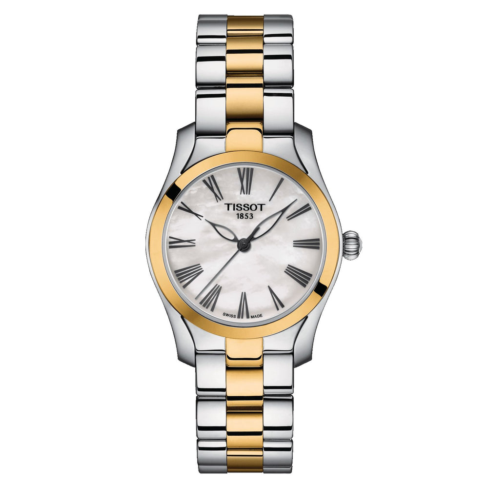 Tissot T-Wave (Stainless Steel, Grey/Yellow Gold 1N14) Roman