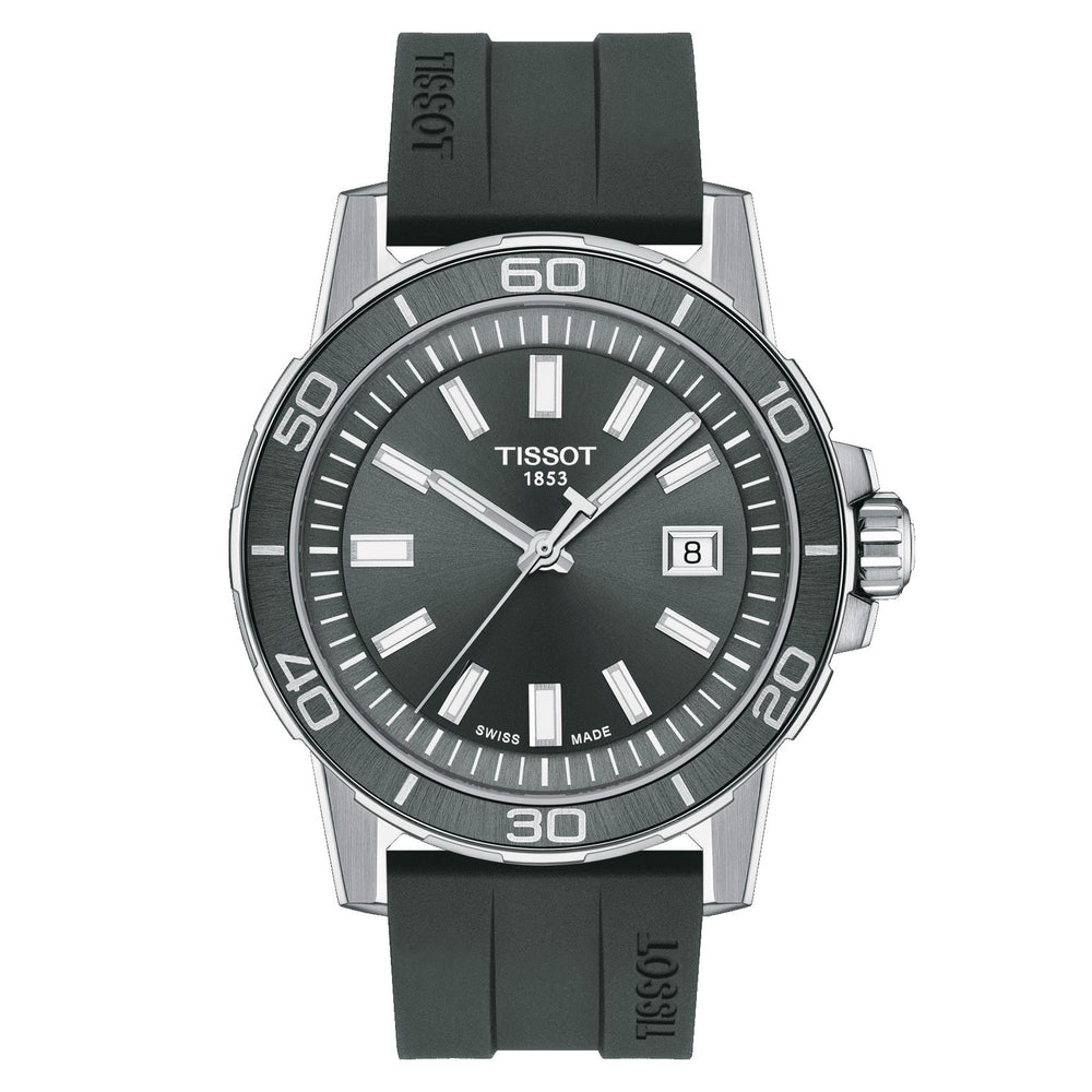 Tissot Supersport Gent (Rubber, Grey) Indexes