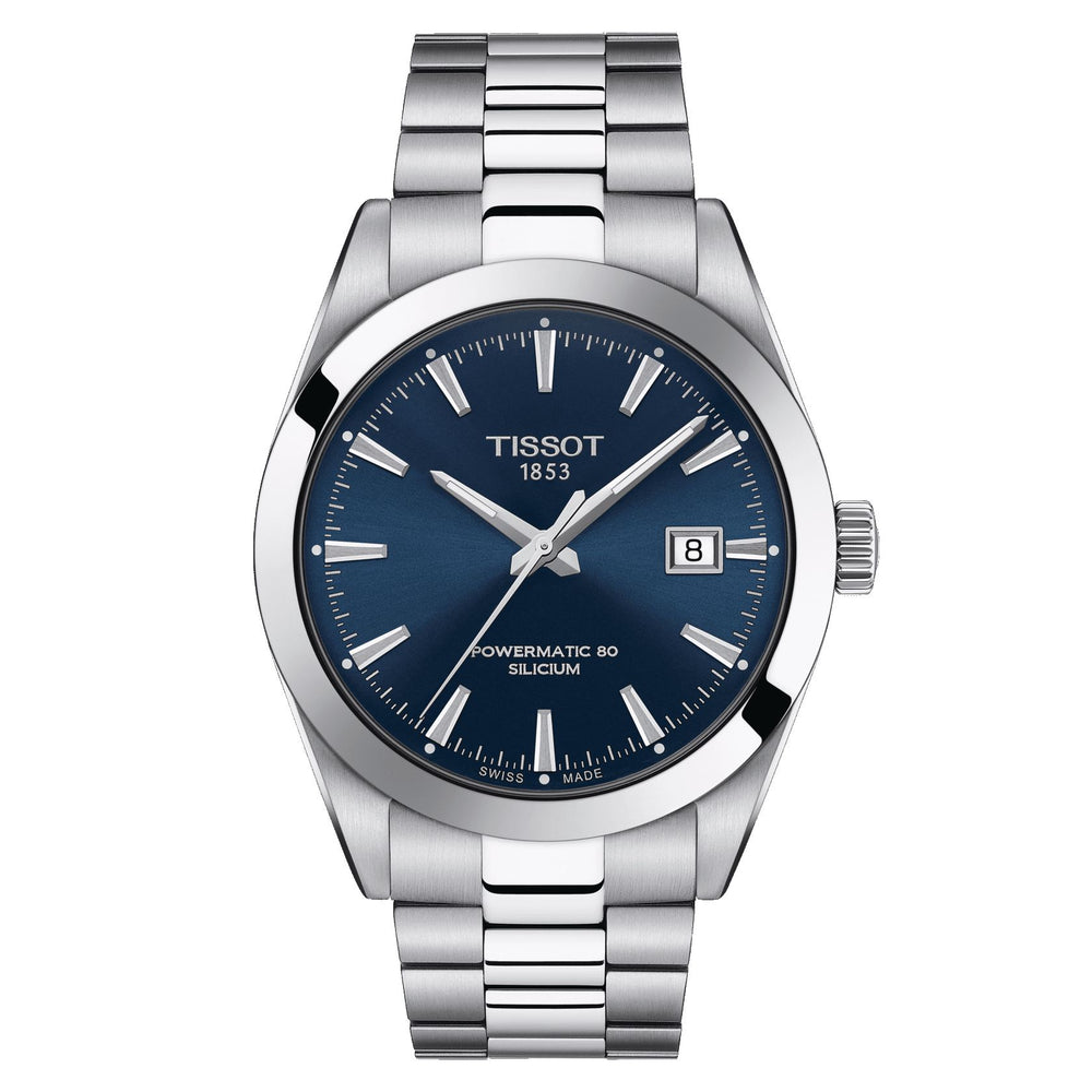 Tissot Gentleman Powermatic 80 Silicium (Stainless Steel, Grey) Indexes
