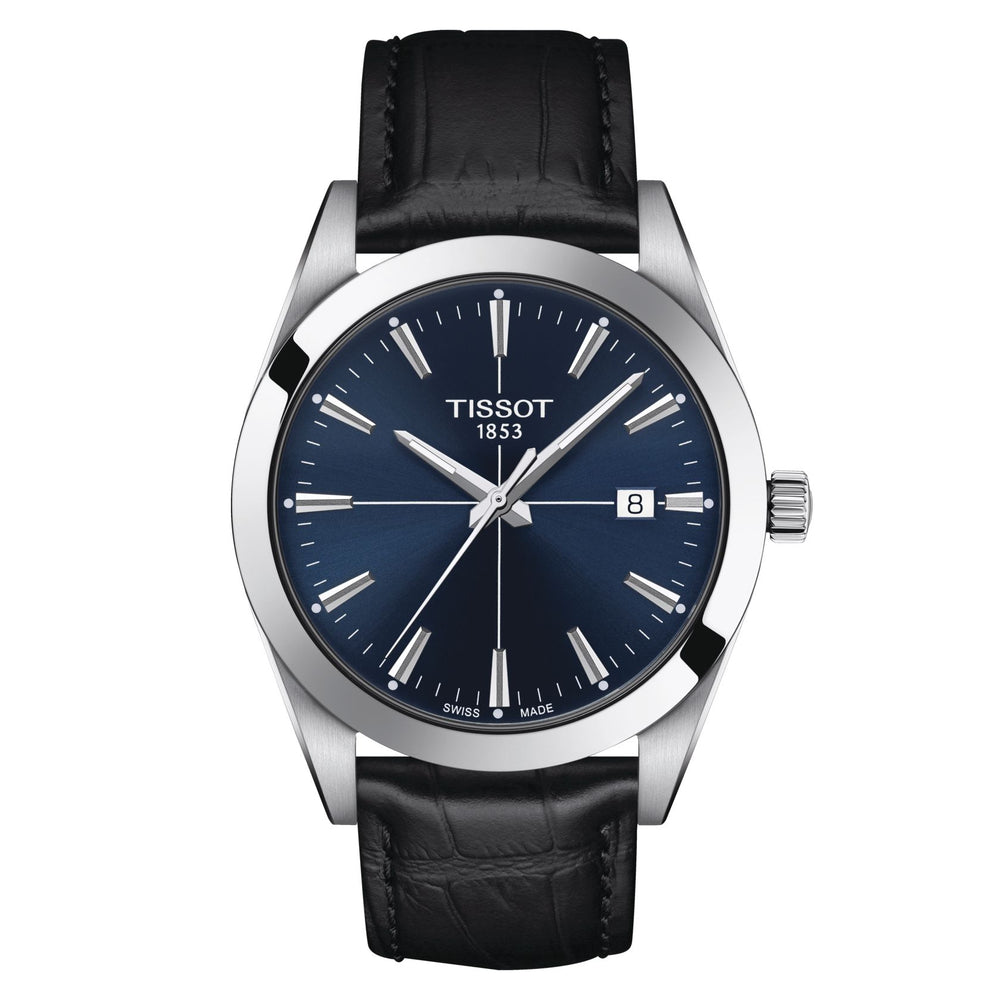 Tissot Gentleman (Leather, Black) Indexes