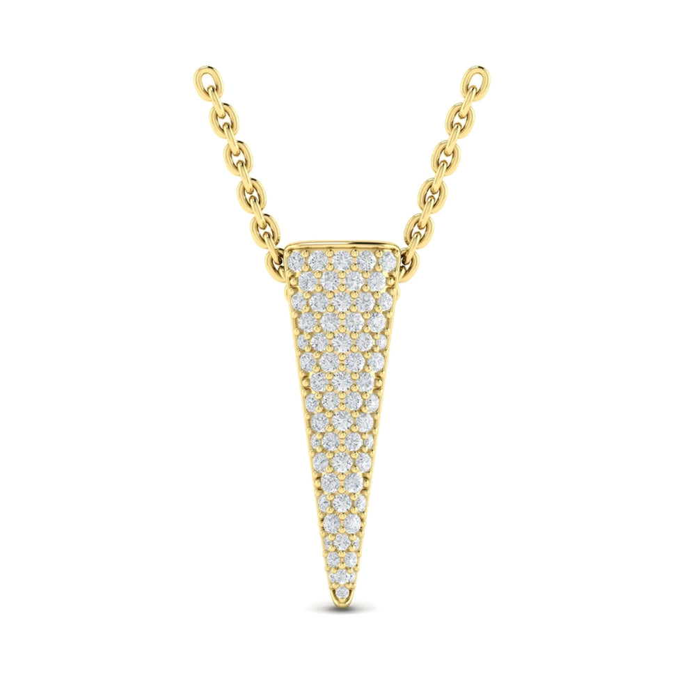 Diamond Trinity Pendant Yellow Gold