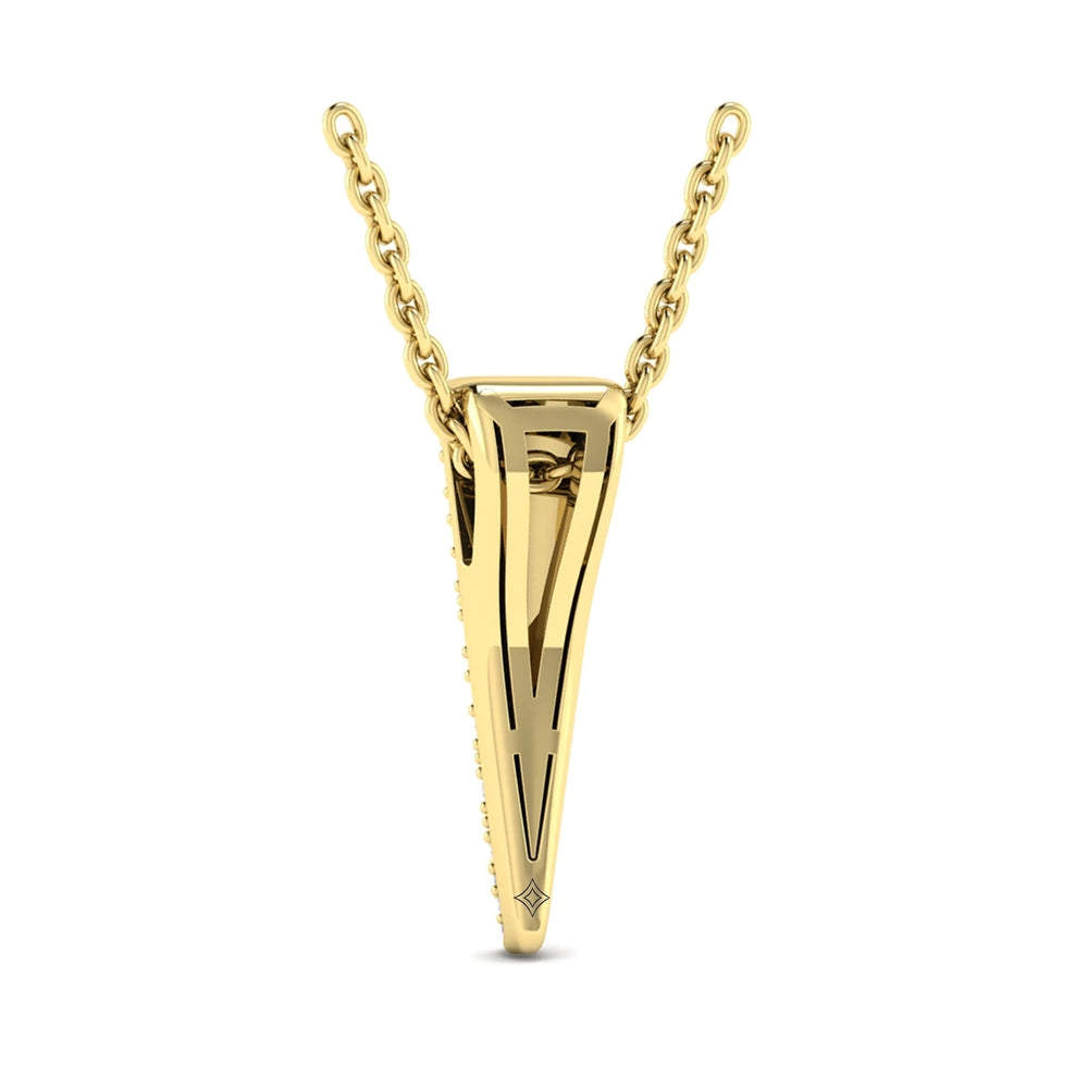 Diamond Trinity Pendant Yellow Gold