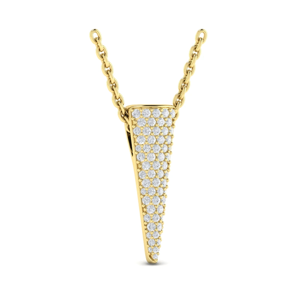 Diamond Trinity Pendant Yellow Gold