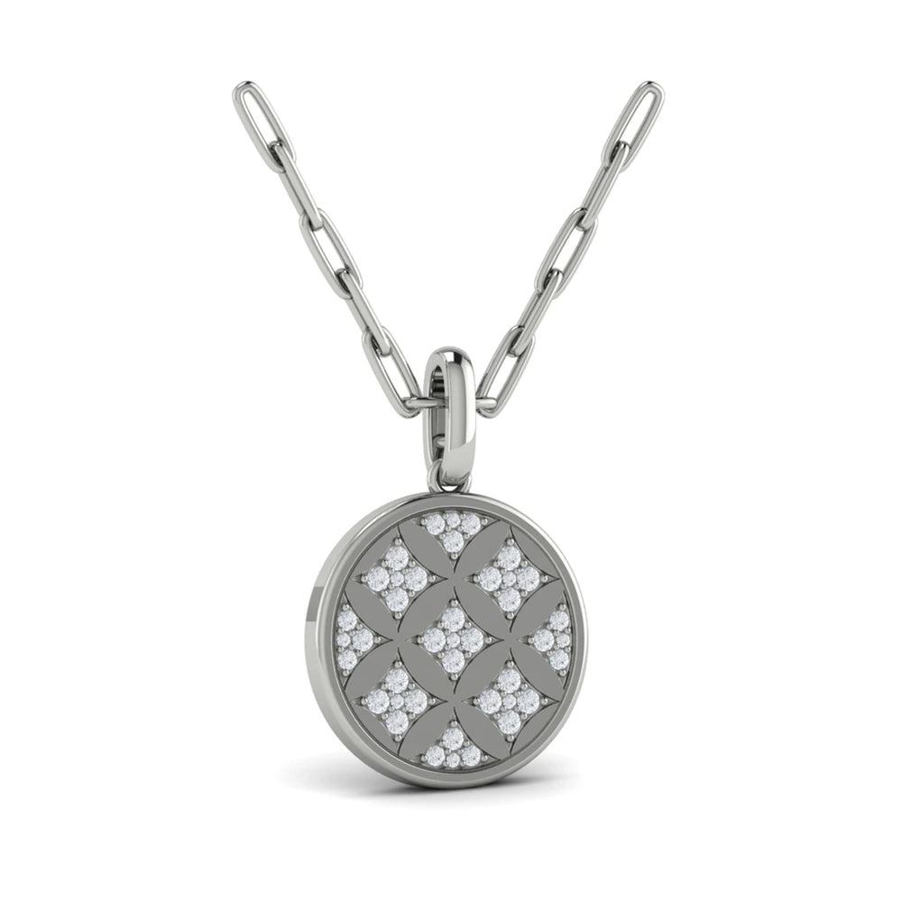 Star Diamonds and Diamond Pendant Necklace White Gold