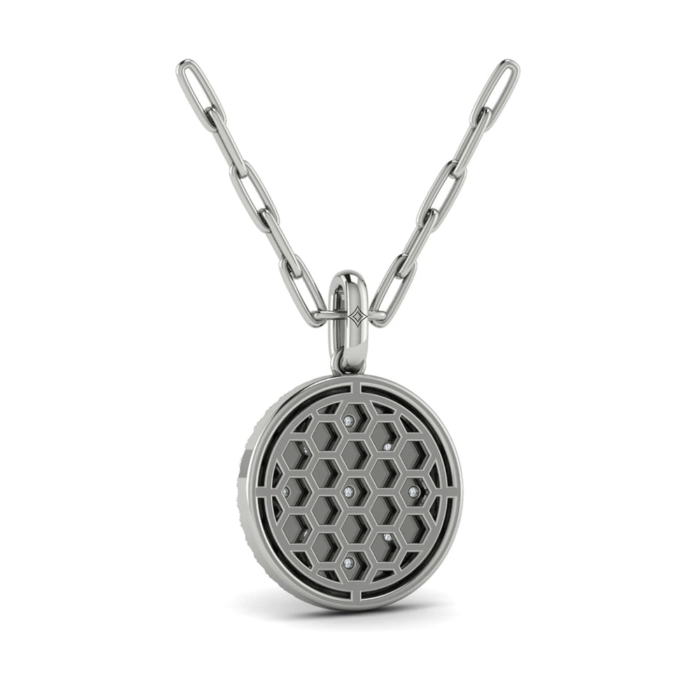 Star Diamonds and Diamond Pendant Necklace Platinum