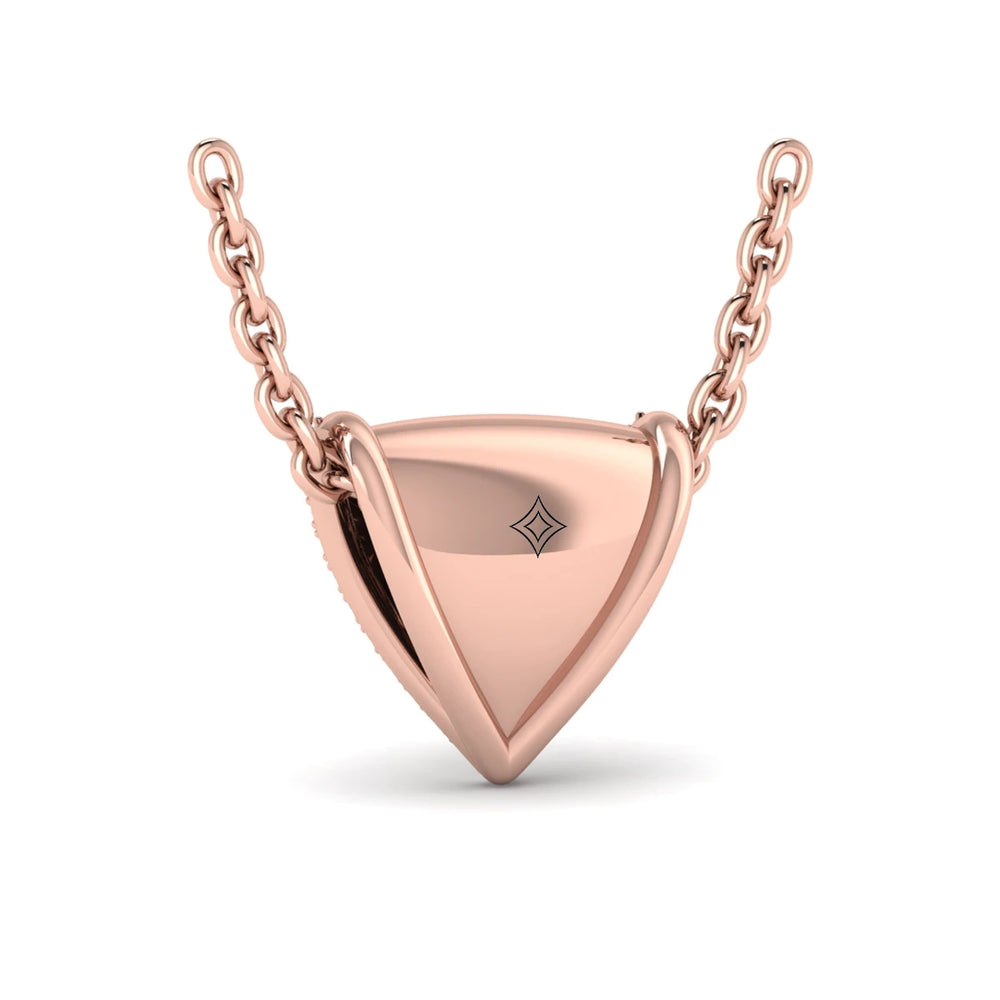 Diamond Trinity Pendant Rose Gold