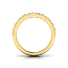 14k Yellow Gold Emerald & Diamond Ring, 0.52ct