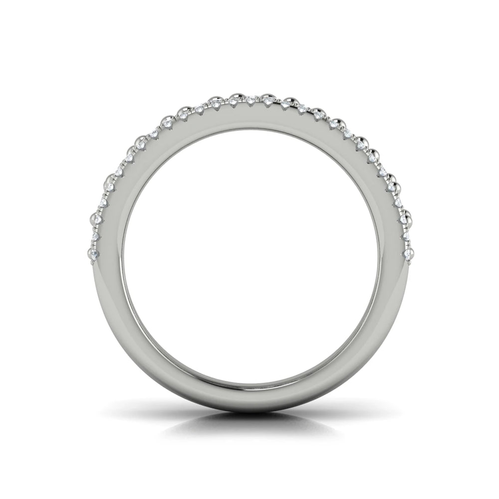 Diamond Multi-Row Statement Ring White Gold