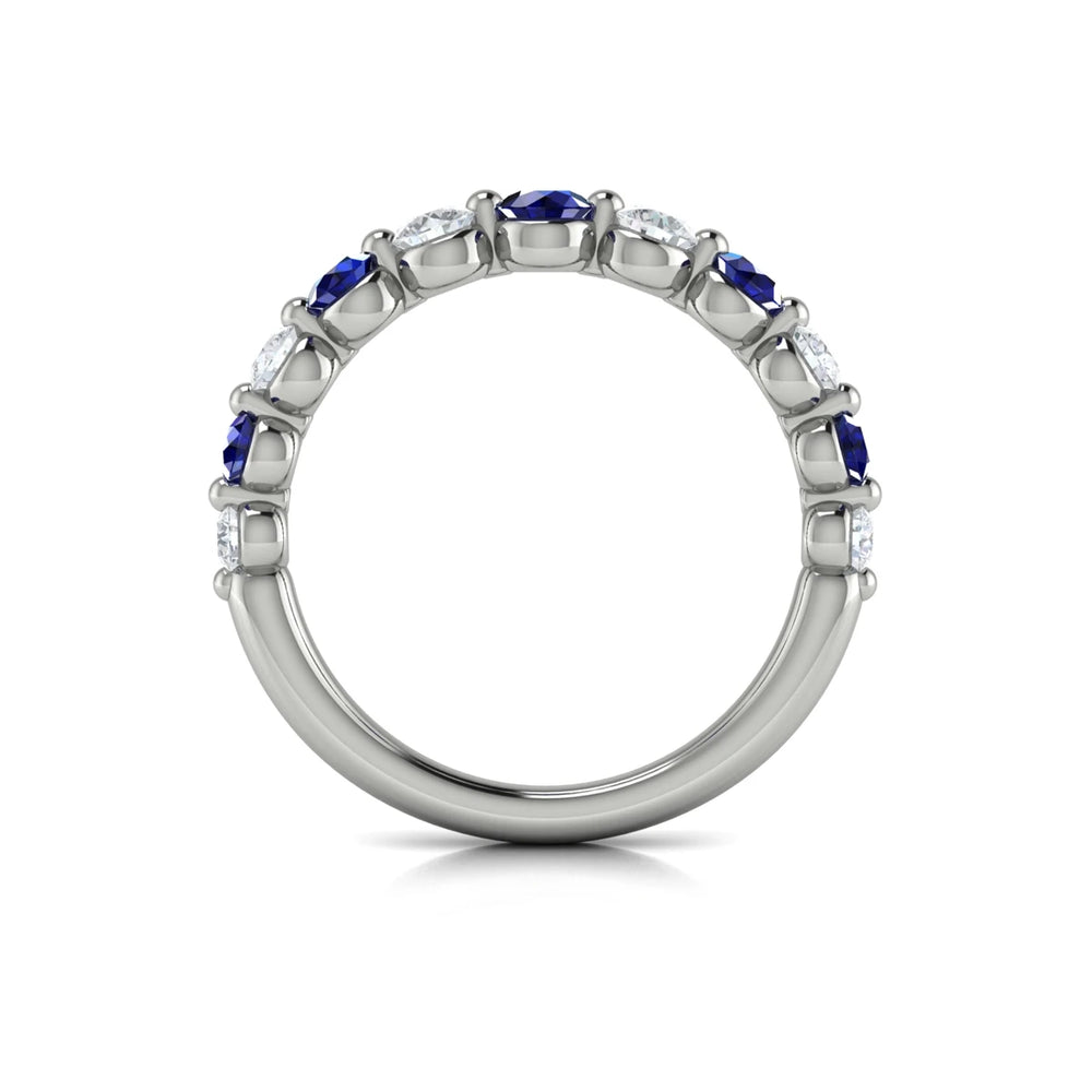 Diamond and Sapphire Ring Platinum