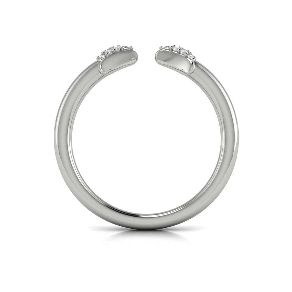 Diamond Trinity Ring White Gold