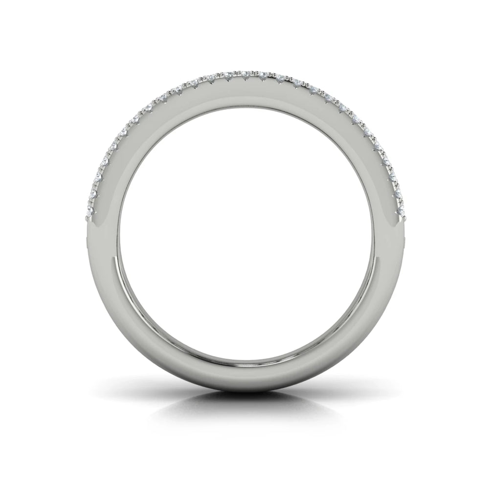 Diamond Open Weave Ring Platinum