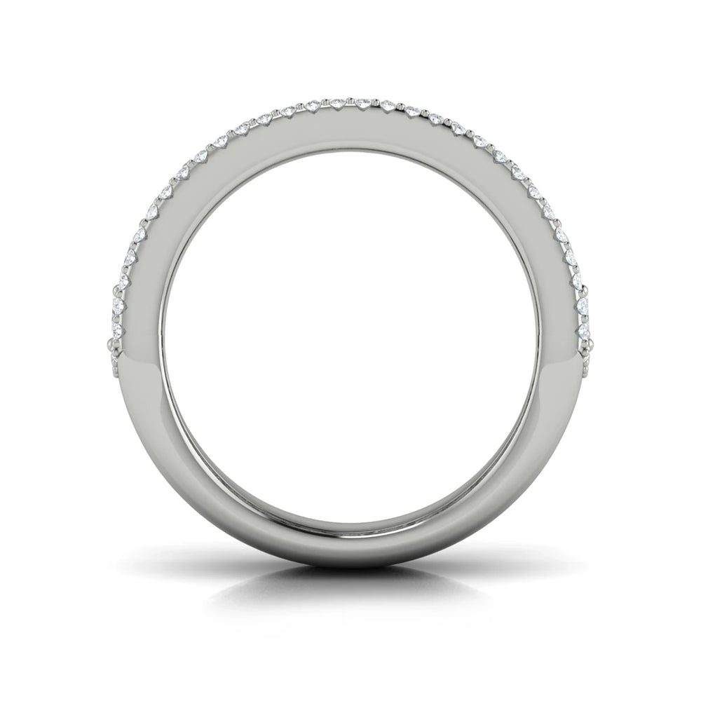 Multi Diamond and Sapphire Statement Ring White Gold