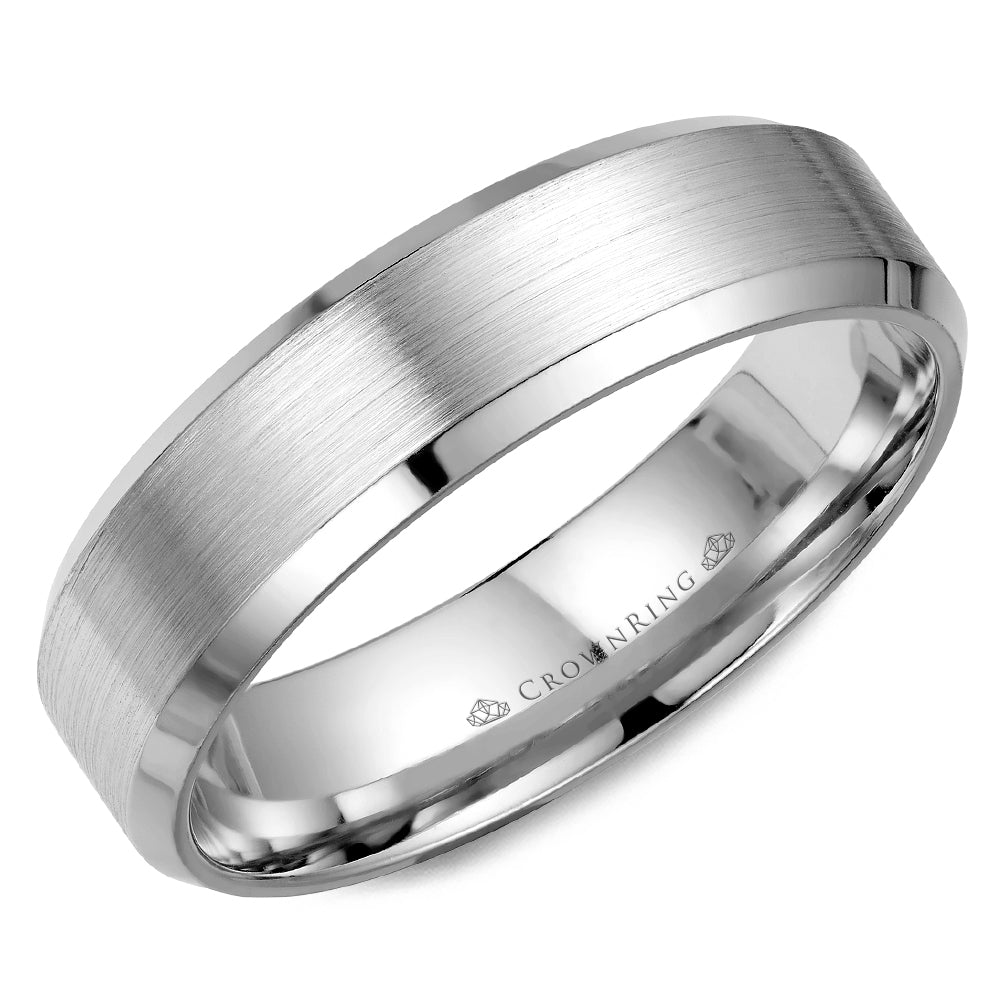 CrownRing 14k Gold & Palladium Wedding Band