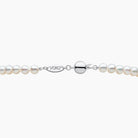 Yoko London O 18k White Gold Freshwater Pearl and Diamond Necklace