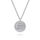 Gabriel & Co. Aquarius Zodiac Necklace NK7924AQ-SV5JJ