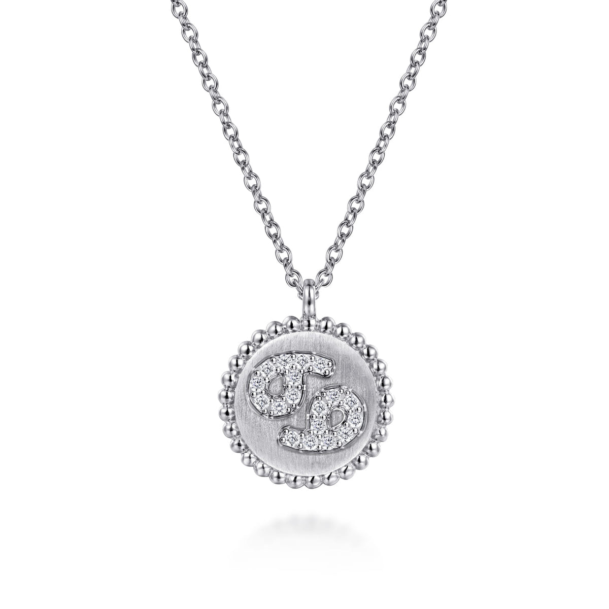Gabriel & Co. Cancer Zodiac Necklace NK7924CA-SV5JJ