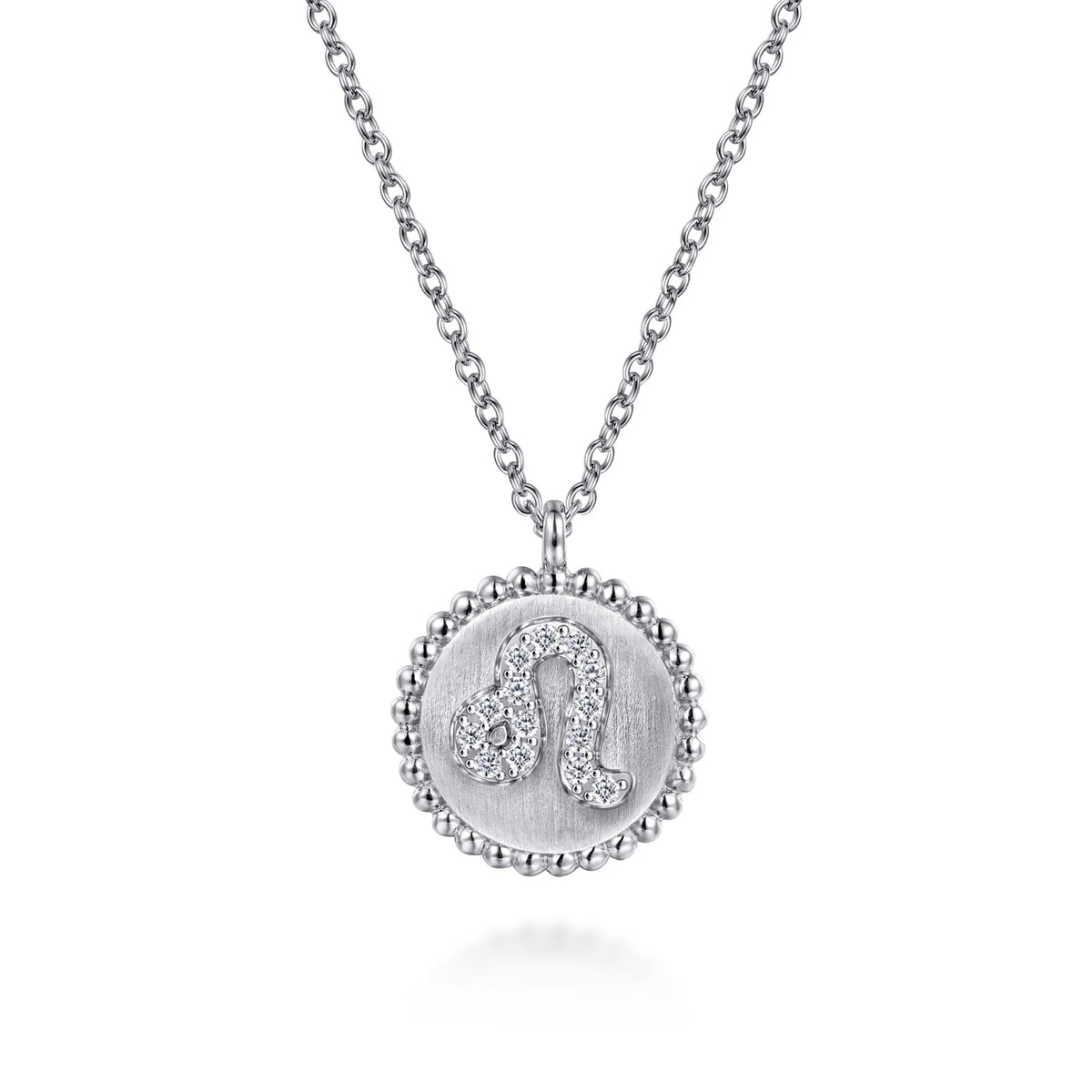 Gabriel & Co. Leo Zodiac Necklace NK7924LE-SV5JJ
