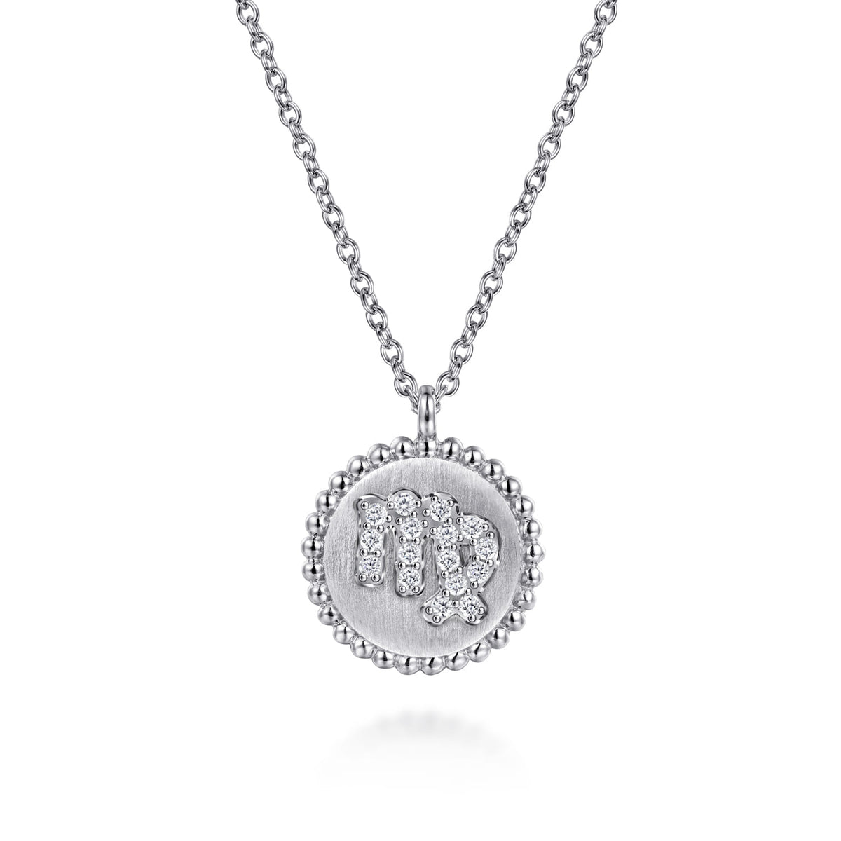 Gabriel & Co. Virgo Zodiac Necklace NK7924VI-SV5JJ