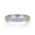 Gabriel & Co. Bujukan White Sapphire Stackable Ring LR52959MZJWS